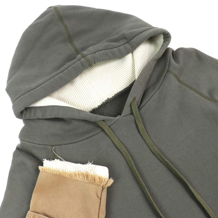 グレッグ・ローレンの素晴らしいフーディーFRAGMENT HOODIEダメージ加工と再構築3