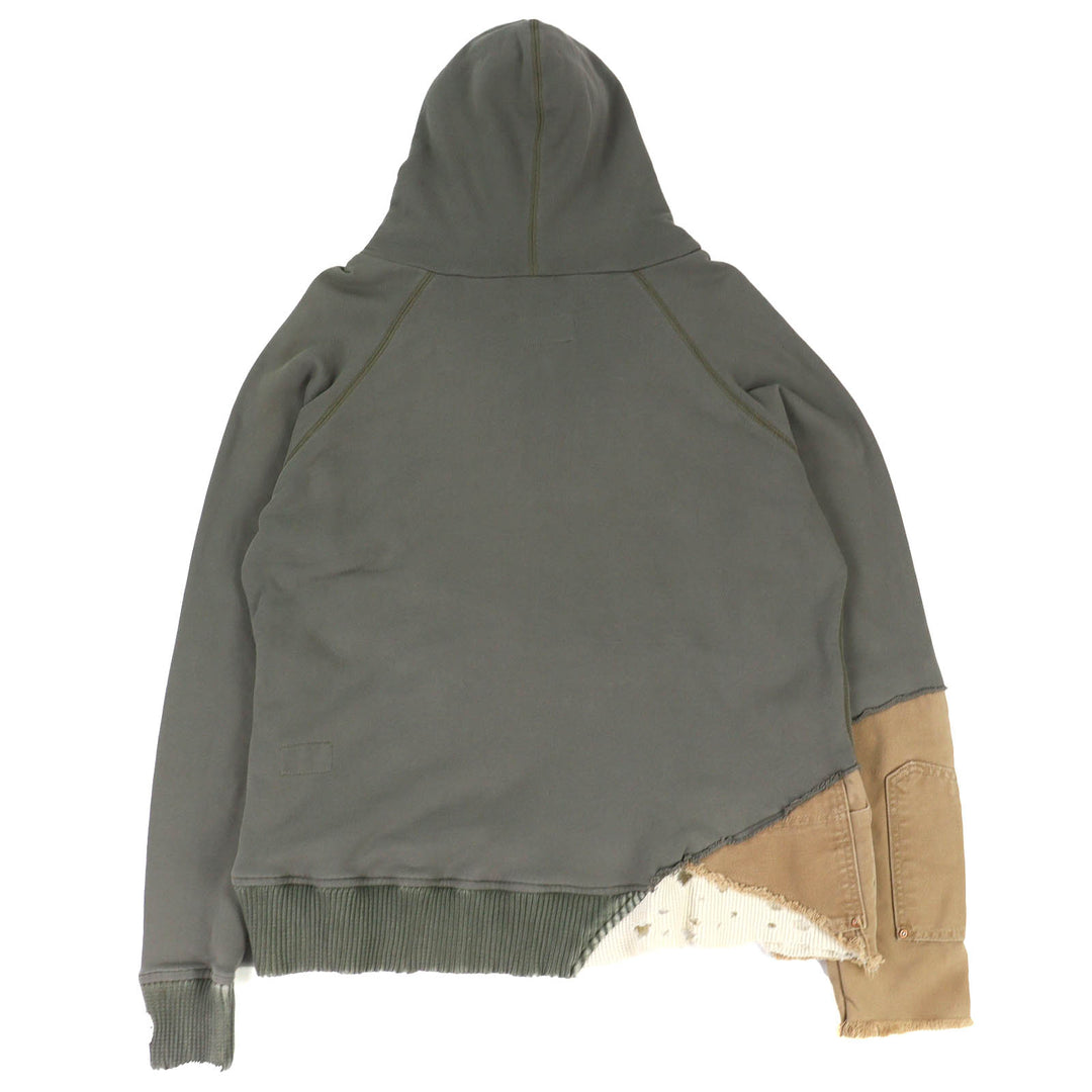 グレッグ・ローレンの素晴らしいフーディーFRAGMENT HOODIEダメージ加工と再構築3