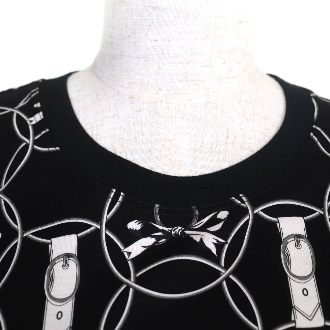 Excellent HERMES one piece La Promenade du Matin cotton Women 34 2H4508DB