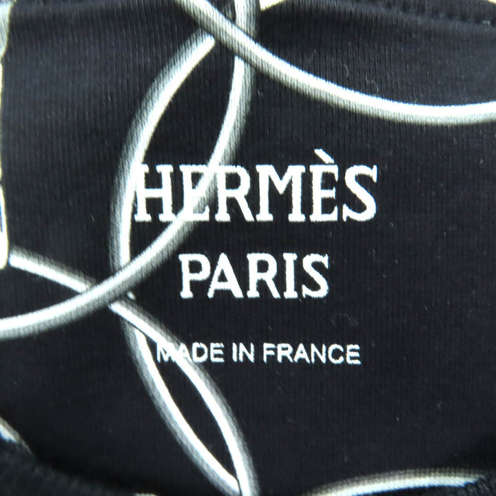 Excellent HERMES one piece La Promenade du Matin cotton Women 34 2H4508DB