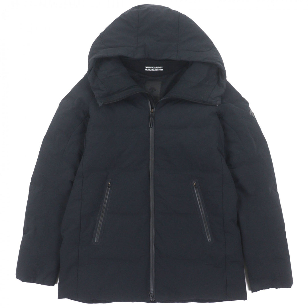 Very Good DESCENTE down coat black Nylon mens S DIA3673U