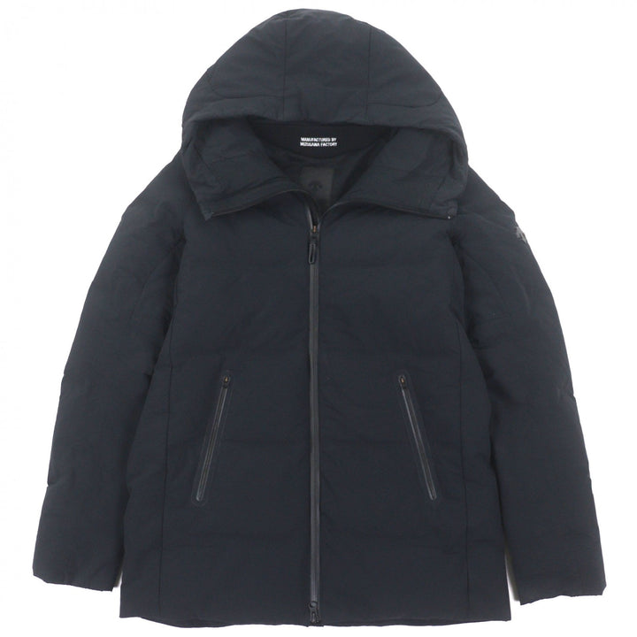 Very Good DESCENTE down coat black Nylon mens S DIA3673U