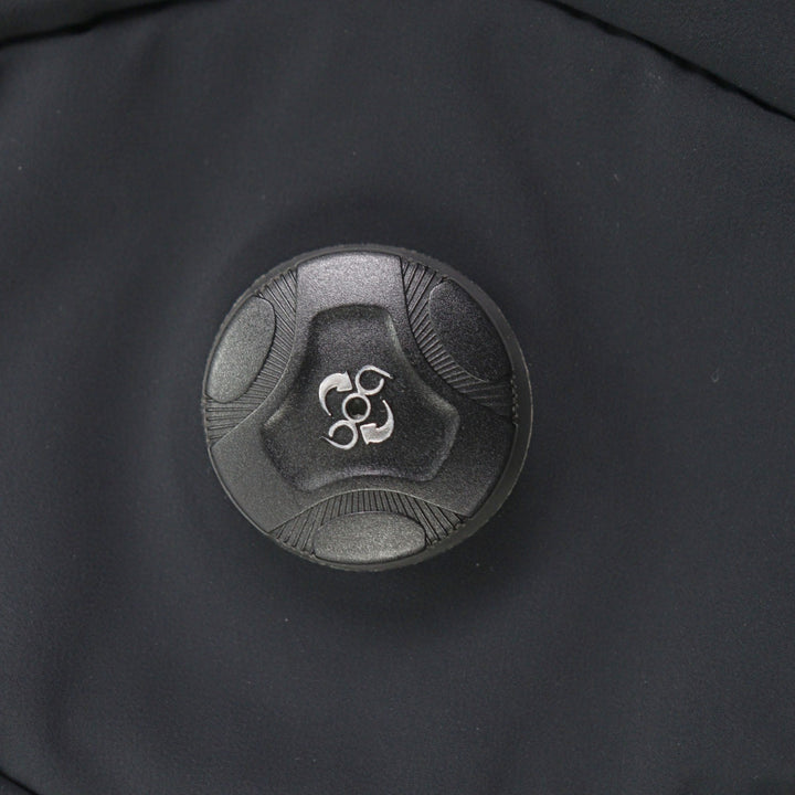 Very Good DESCENTE down coat black Nylon mens S DIA3673U