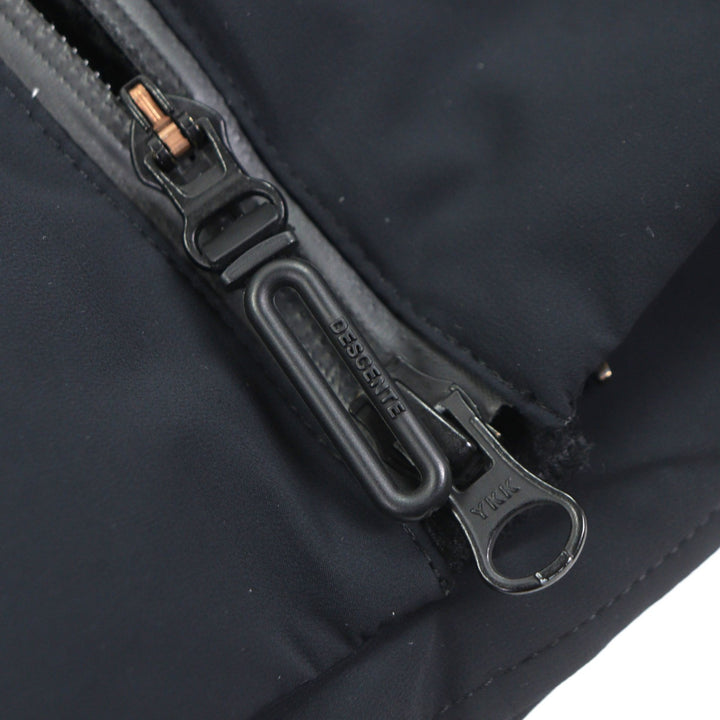 Very Good DESCENTE down coat black Nylon mens S DIA3673U