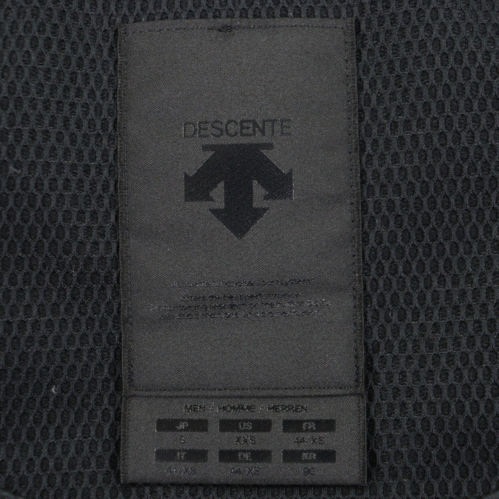Very Good DESCENTE down coat black Nylon mens S DIA3673U