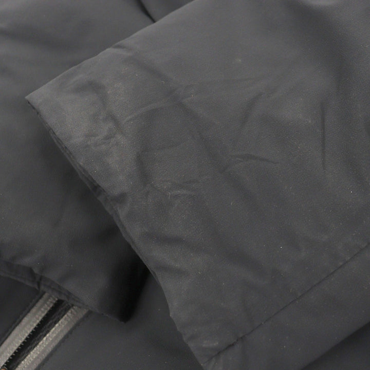 Very Good DESCENTE down coat black Nylon mens S DIA3673U