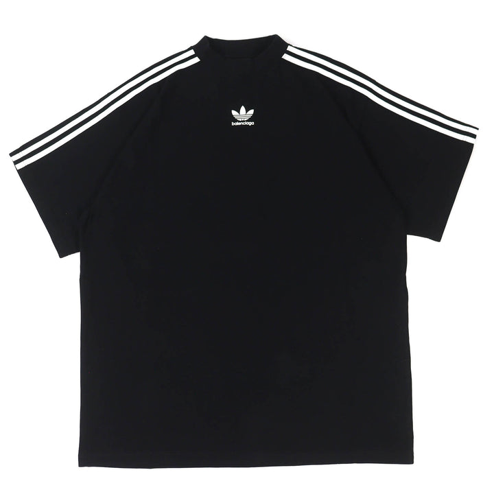 新品 BALENCIAGA×adidas 半袖Tシャツ ストライプ オーバーサイズ 3 739101