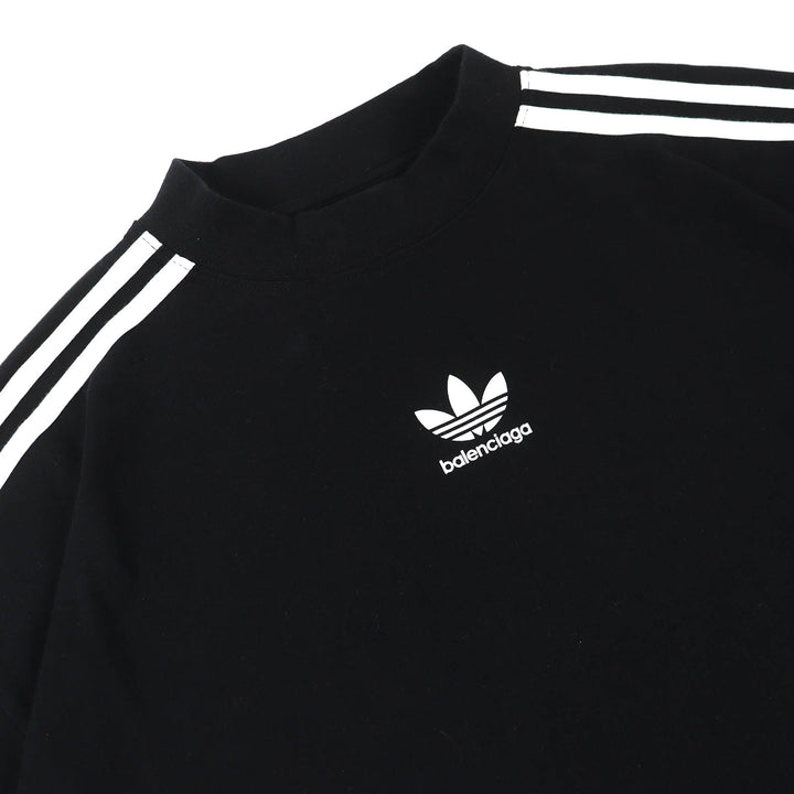 新品 BALENCIAGA×adidas 半袖Tシャツ ストライプ オーバーサイズ 3 739101