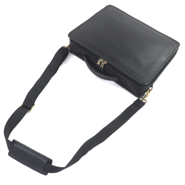 Great COACH Briefcase 2-way business bag and PC case black leather mens 0539