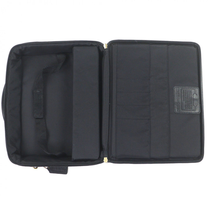 Great COACH Briefcase 2-way business bag and PC case black leather mens 0539