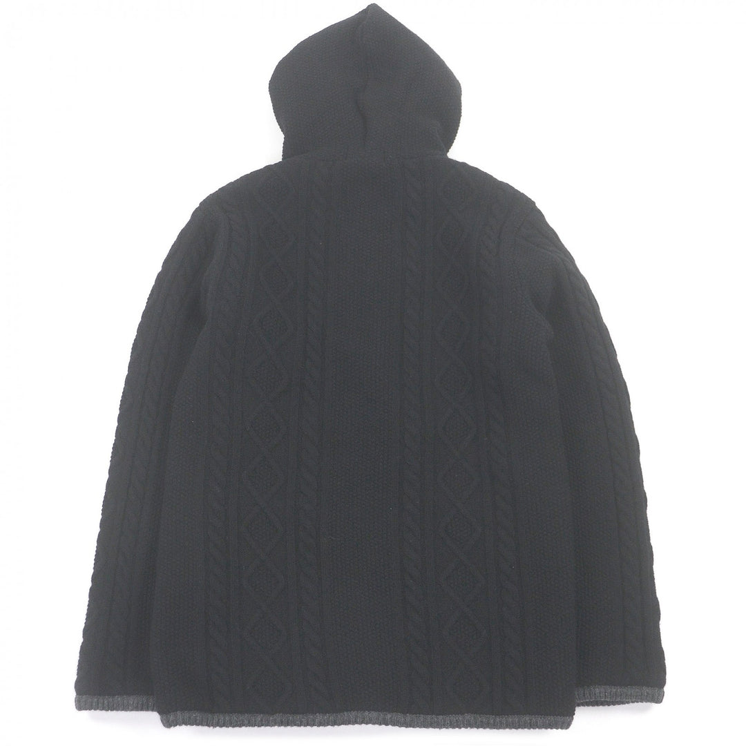 Pristine BURBERRY BLACK LABEL Padded cable knit Jacket