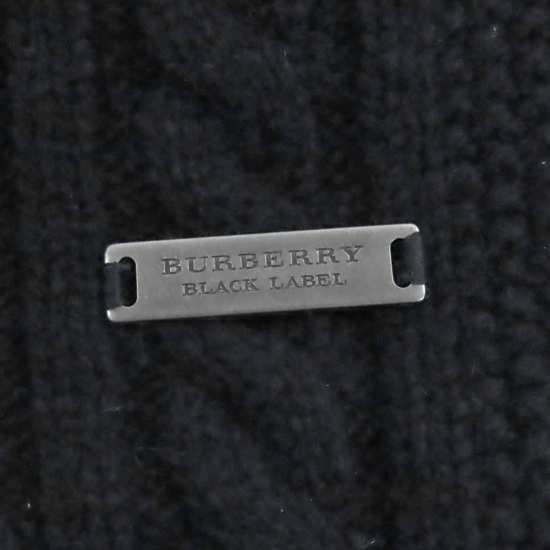 Pristine BURBERRY BLACK LABEL Padded cable knit Jacket
