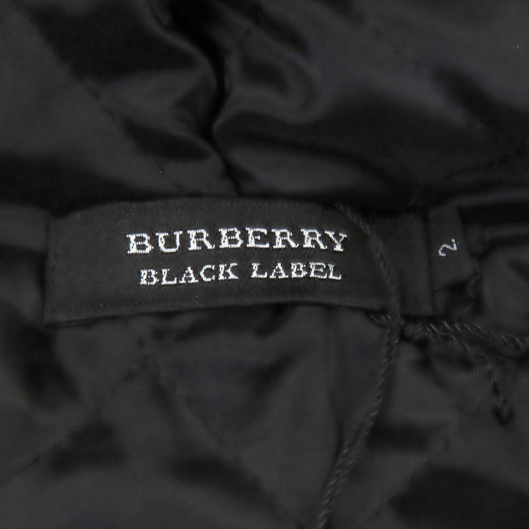 Pristine BURBERRY BLACK LABEL Padded cable knit Jacket