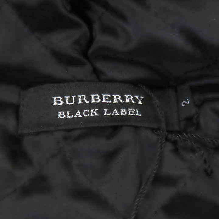 Pristine BURBERRY BLACK LABEL Padded cable knit Jacket