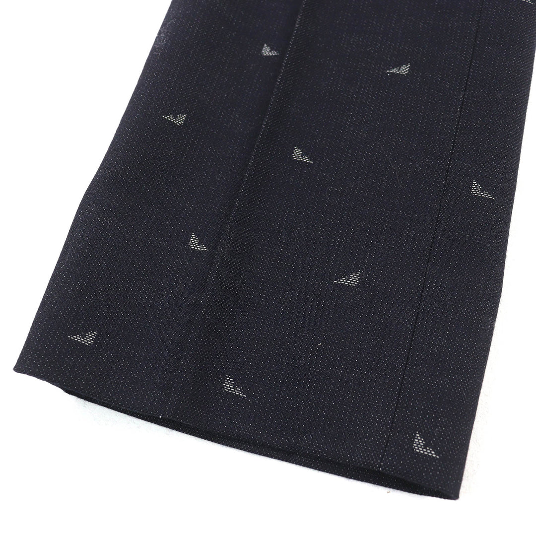 Pristine FENDI Pants Monster Eye Pants Slacks Dark navy cotton mens 48 FB0366