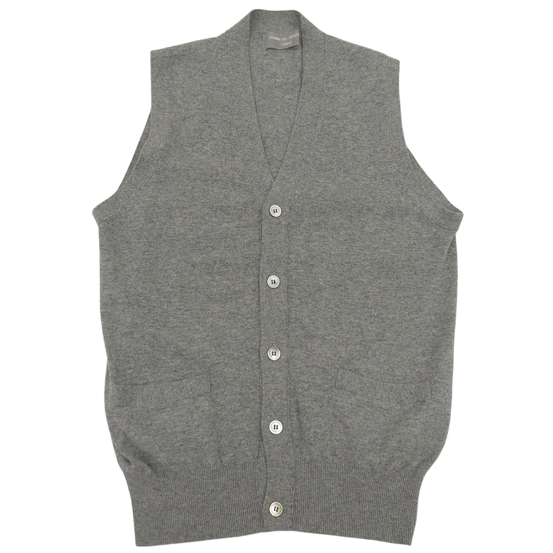 Great COMME des GARCONS HOMME knit gray wool mens AD1990