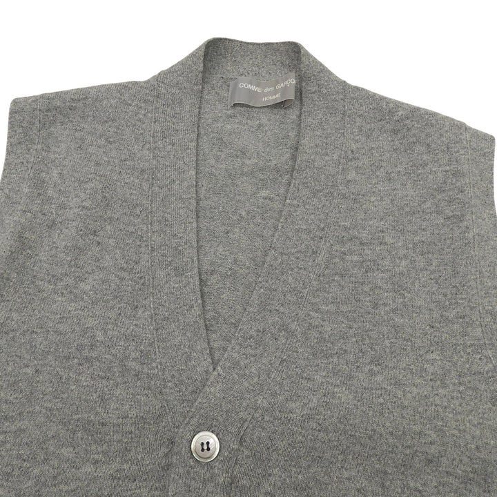 Great COMME des GARCONS HOMME knit gray wool mens AD1990