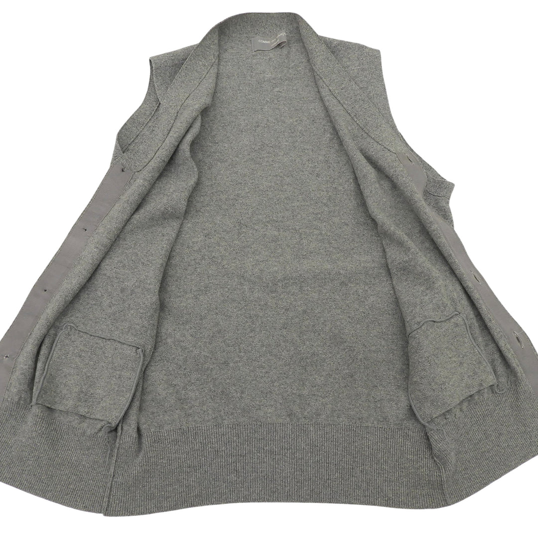 Great COMME des GARCONS HOMME knit gray wool mens AD1990