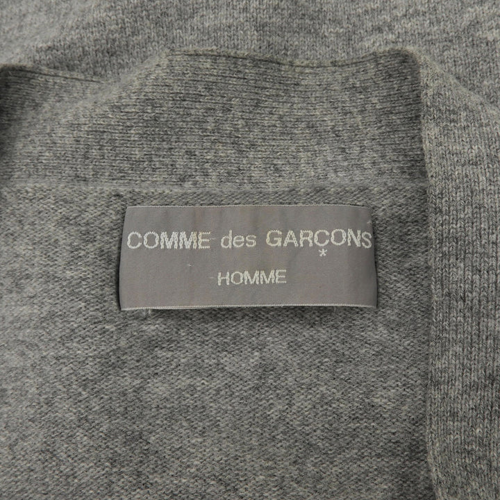 Great COMME des GARCONS HOMME knit gray wool mens AD1990