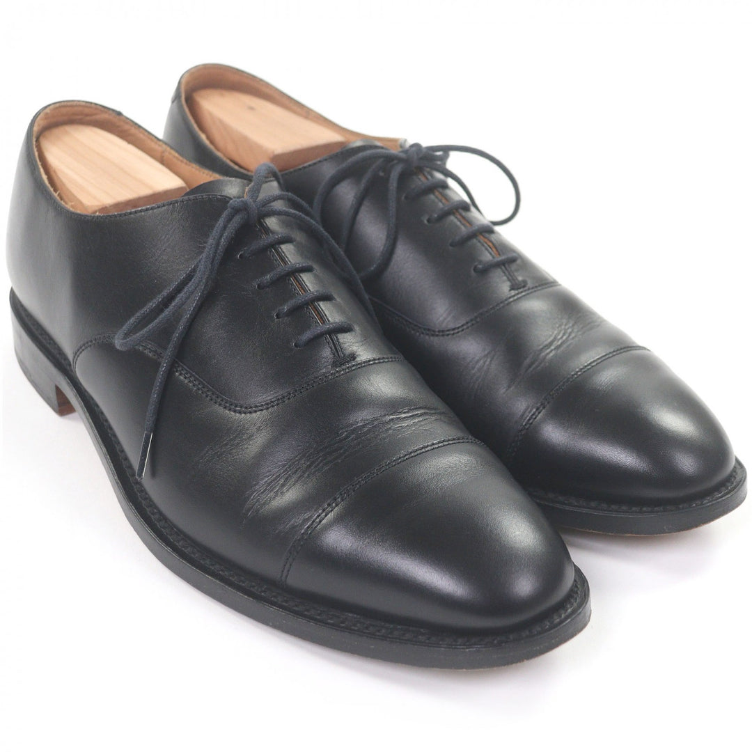 Excellent UNION WORKS Dress shoes Straight tip cap toe black mens 6