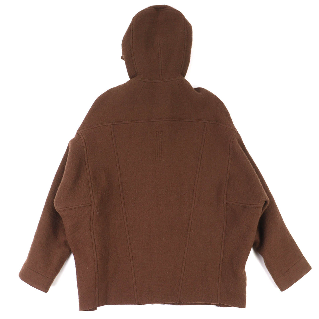 Great Rick Owens Jacket VERGINE WOOL JACKET Brown mens 48 RU02C7779-WFN