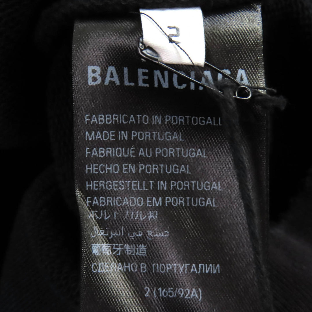 新品同様 BALENCIAGA パーカー VALENTINE CD HOODIE Valentine CD Distressed 2 739024