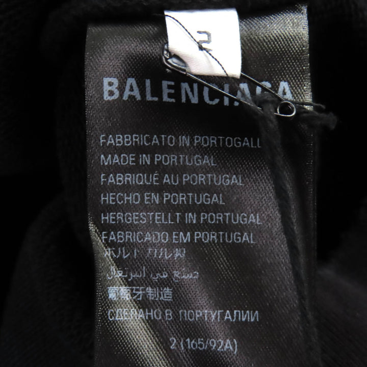 新品同様 BALENCIAGA パーカー VALENTINE CD HOODIE Valentine CD Distressed 2 739024