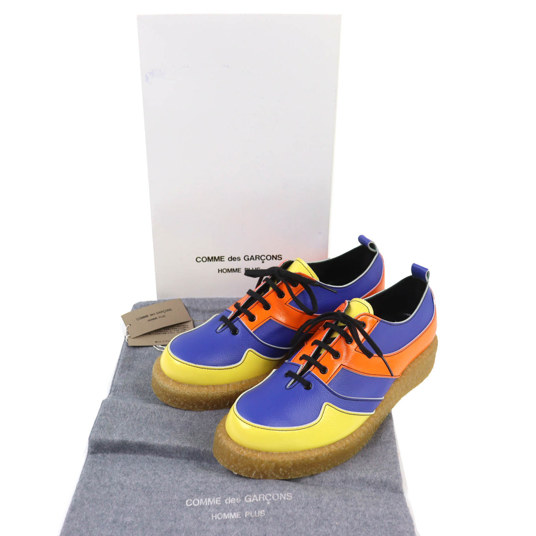 Pristine COMME des GARCONS HOMME PLUS sneakers color scheme leather 24 PA-K102