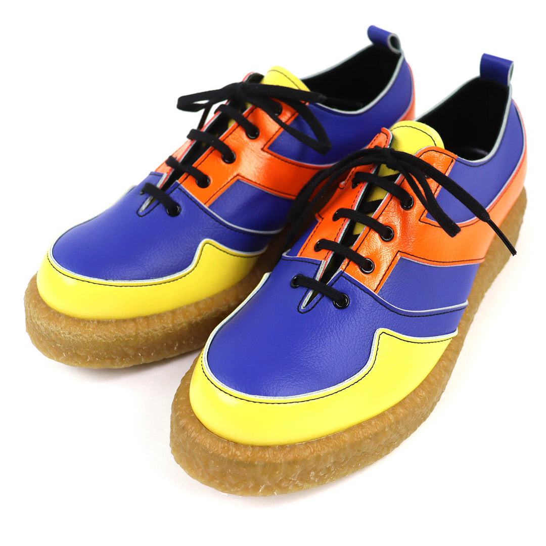 Pristine COMME des GARCONS HOMME PLUS sneakers color scheme leather 24 PA-K102