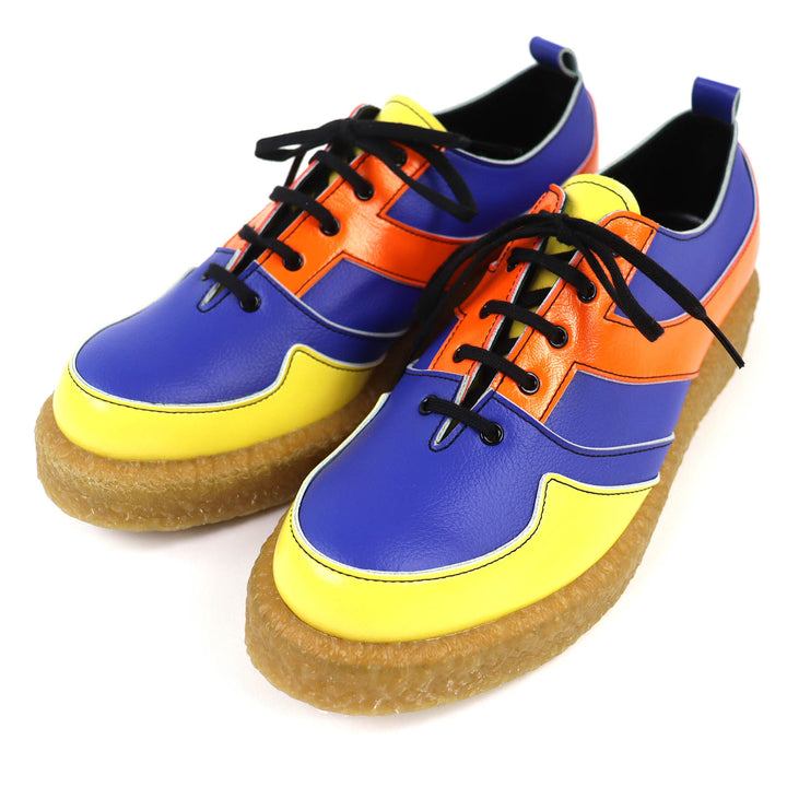 Pristine COMME des GARCONS HOMME PLUS sneakers color scheme leather 24 PA-K102