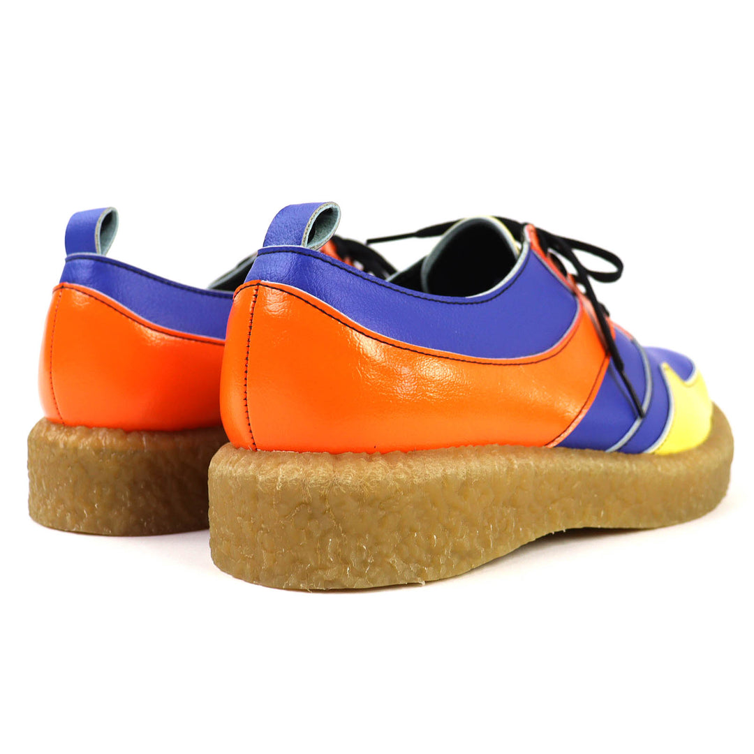 Pristine COMME des GARCONS HOMME PLUS sneakers color scheme leather 24 PA-K102