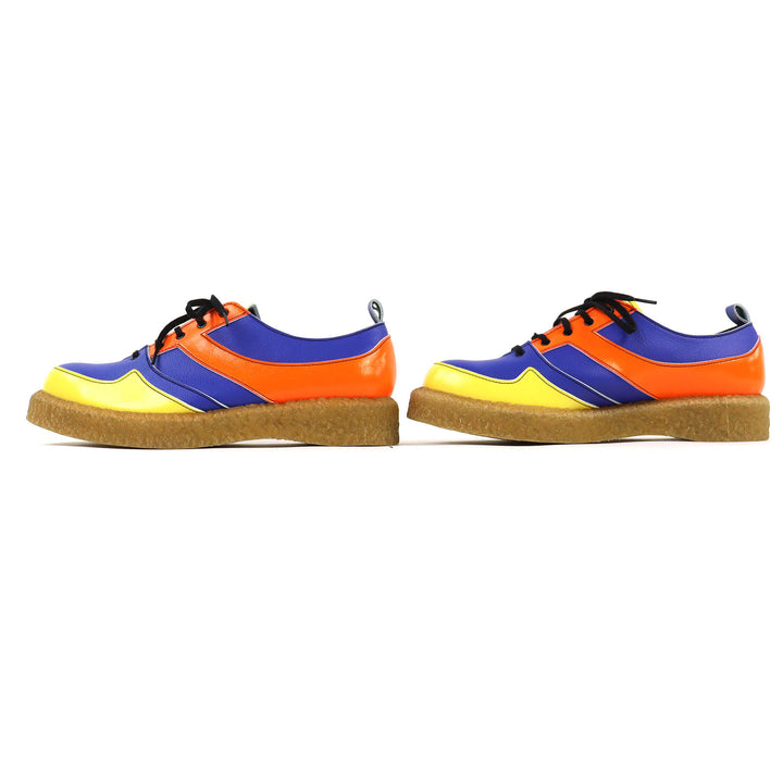 Pristine COMME des GARCONS HOMME PLUS sneakers color scheme leather 24 PA-K102