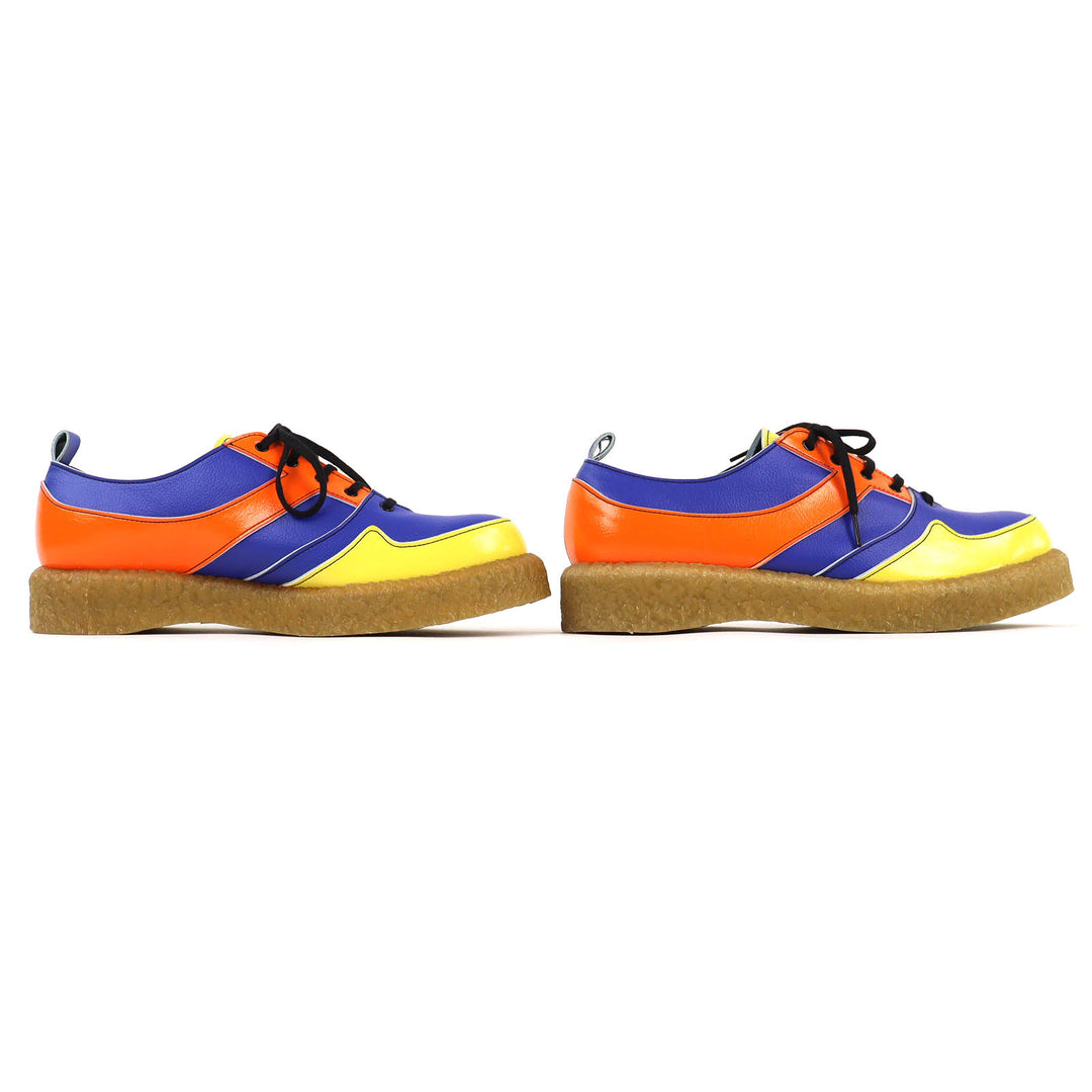 Pristine COMME des GARCONS HOMME PLUS sneakers color scheme leather 24 PA-K102