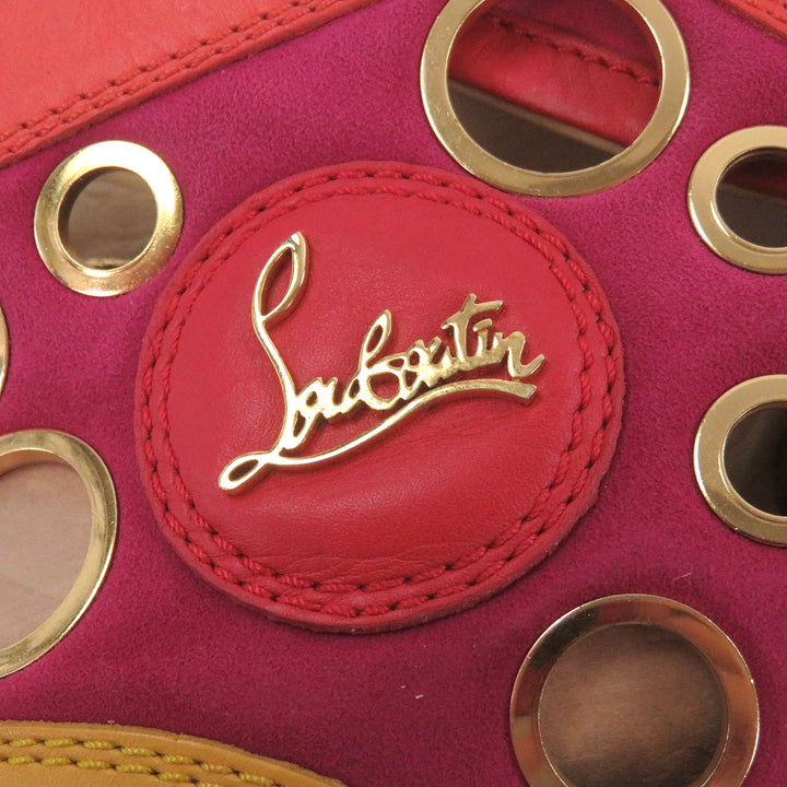 Discounted Great Christian Louboutin High cut sneakers Spike studs multicolor