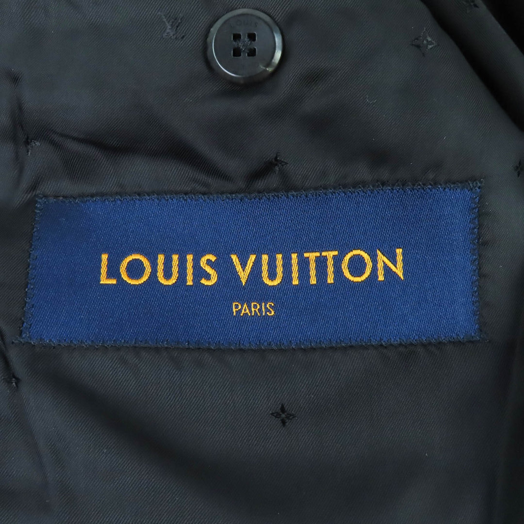 Excellent LOUIS VUITTON tailored jacket Shadow Monogram Camouflage Single 44