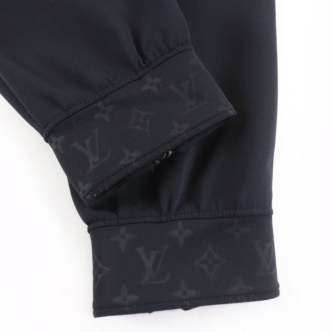 Excellent LOUIS VUITTON cargo pants Monogram detail black Women 36