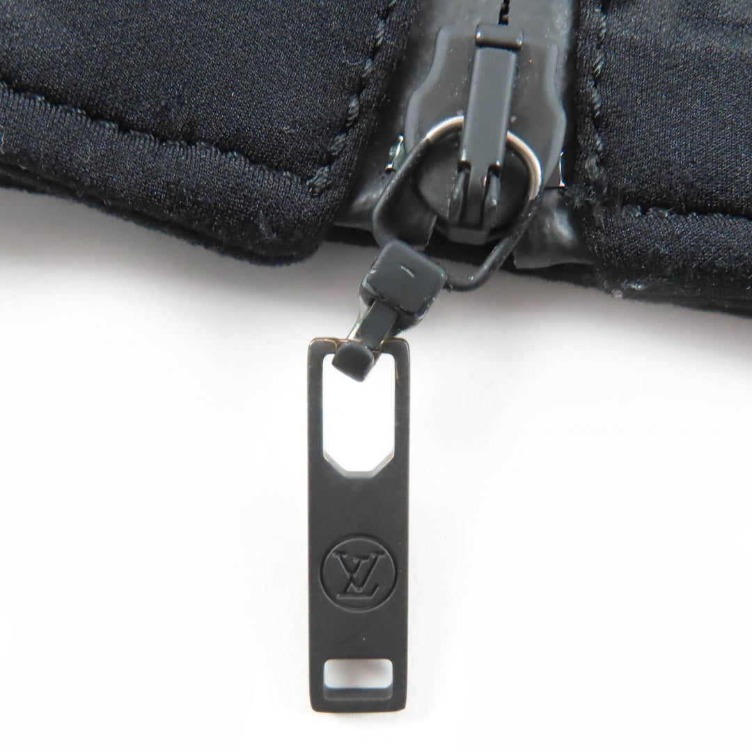 Excellent LOUIS VUITTON cargo pants Monogram detail black Women 36