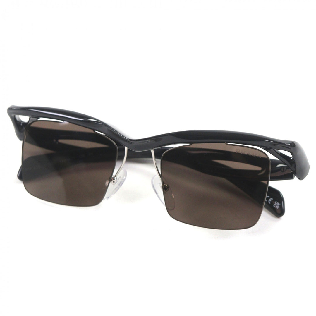 Excellent PRADA sunglasses Square Lens black mens SPRA15