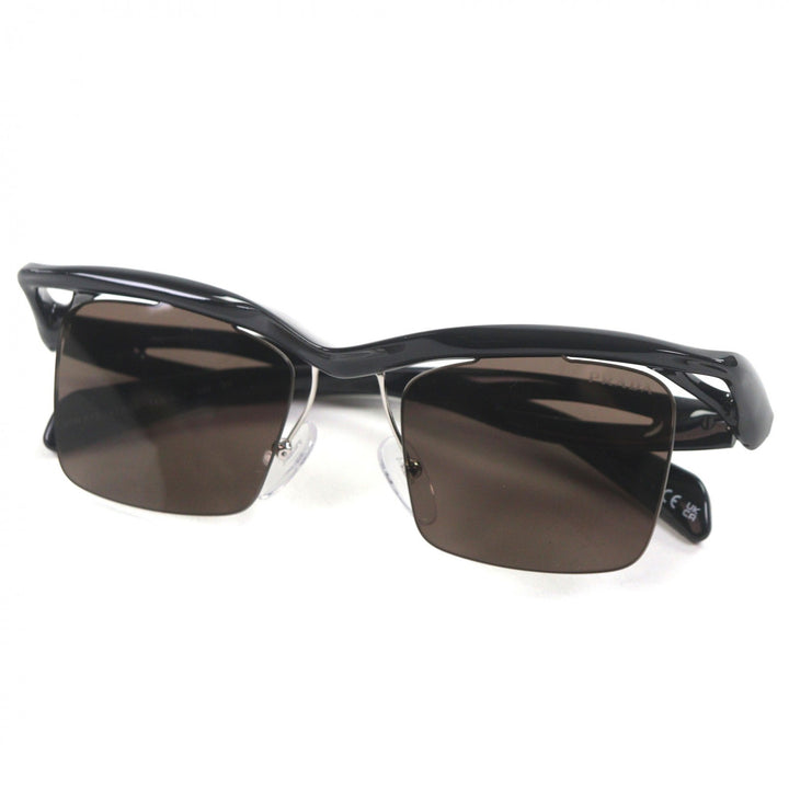 Excellent PRADA sunglasses Square Lens black mens SPRA15