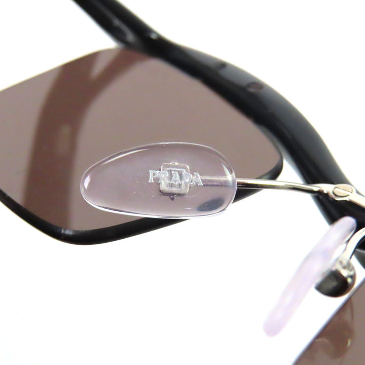 Excellent PRADA sunglasses Square Lens black mens SPRA15