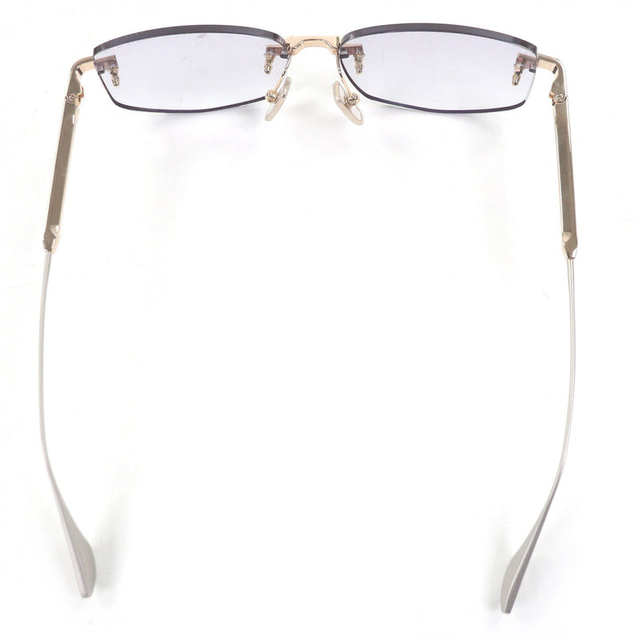 Pristine DITA sunglasses TRYSIM.75 Two Point Rimless gold