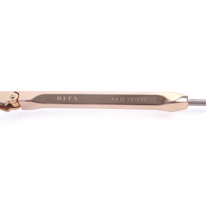 Pristine DITA sunglasses TRYSIM.75 Two Point Rimless gold
