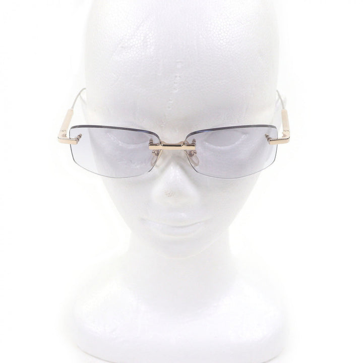 Pristine DITA sunglasses TRYSIM.75 Two Point Rimless gold