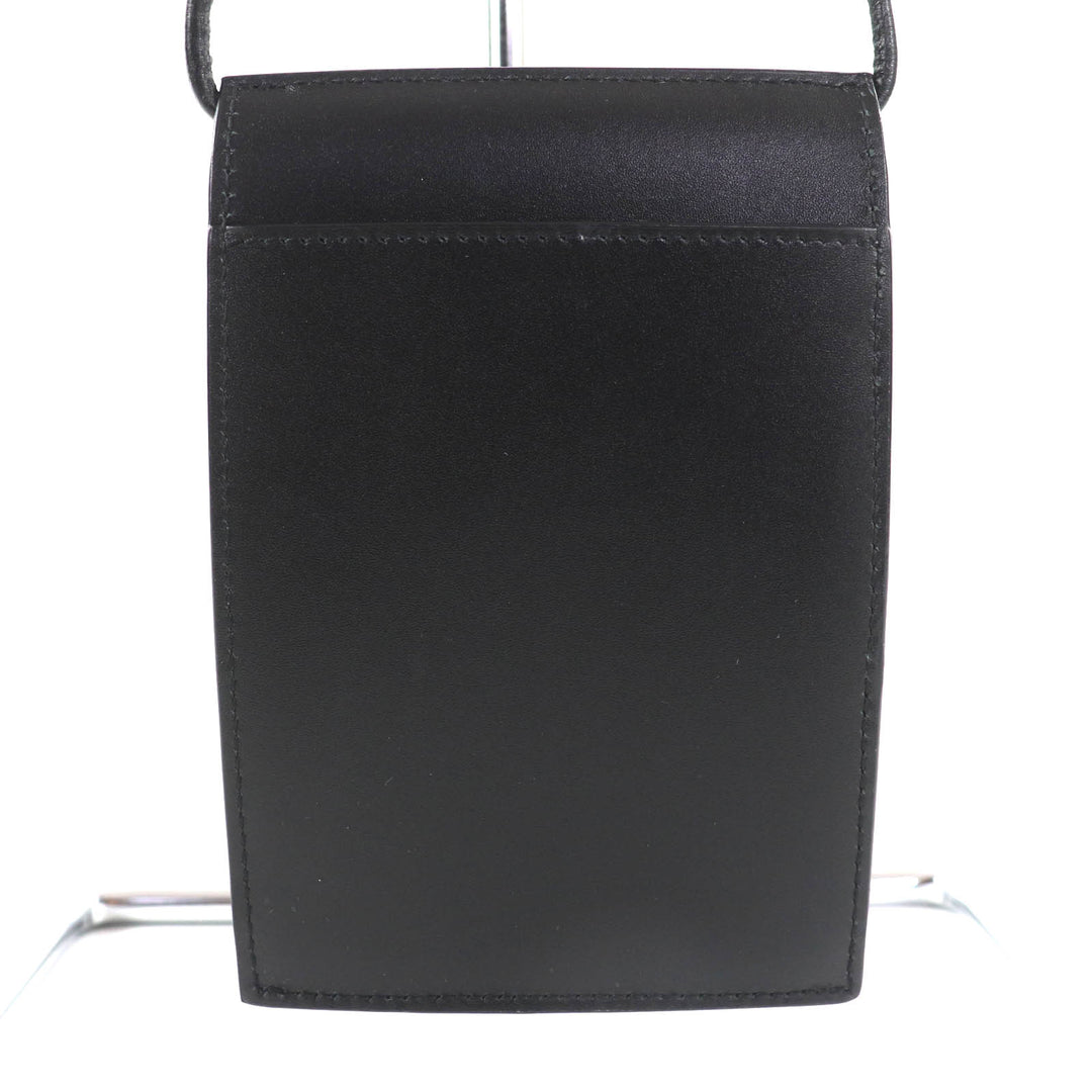 Pristine SAINT LAURENT PARIS Shoulder Bag black leather Women 802728