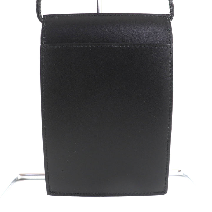 Pristine SAINT LAURENT PARIS Shoulder Bag black leather Women 802728