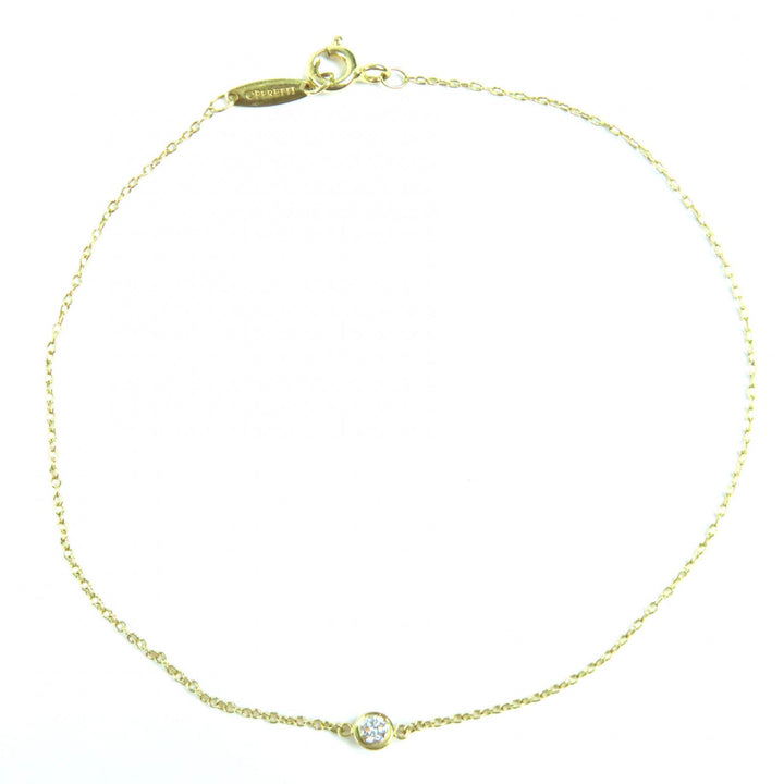 素晴らしい TIFFANY&amp;Co. ブレスレット 1ヤード イエローゴールド AU750 レディース