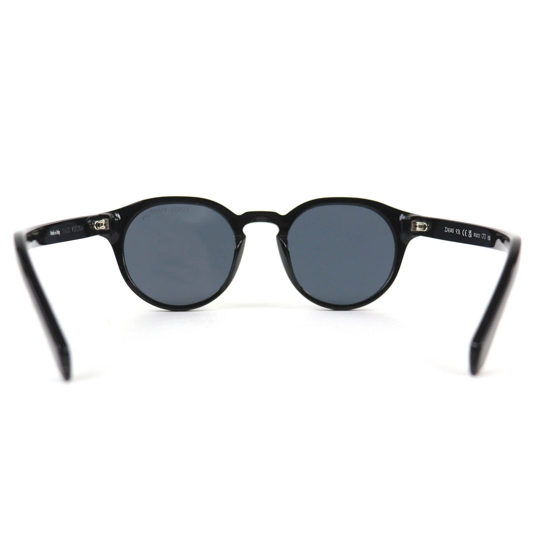 Great LOUIS VUITTON LV Signature Round Sunglasses Boston Eyewear black Z2434U
