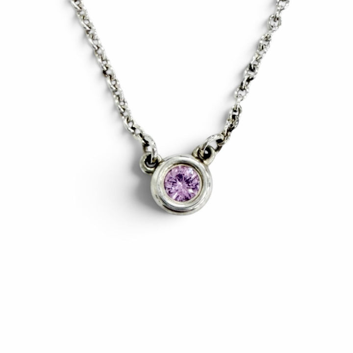 Great TIFFANY&Co. Necklace Color by the yard Silver AG925 Women