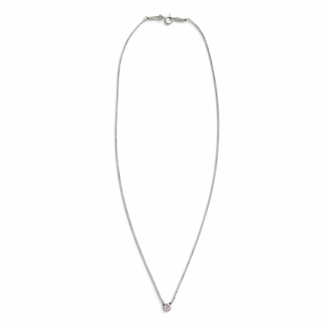 Great TIFFANY&Co. Necklace Color by the yard Silver AG925 Women