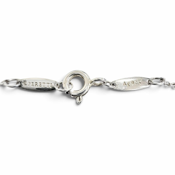 Great TIFFANY&Co. Necklace Color by the yard Silver AG925 Women